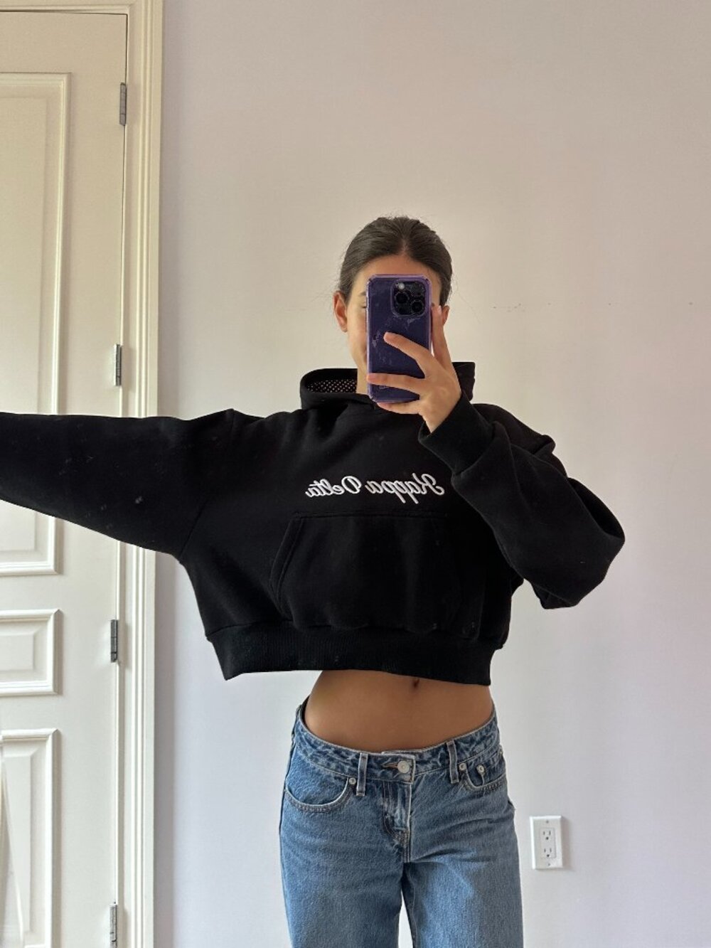 Kappa Delta Cropped Hoodie